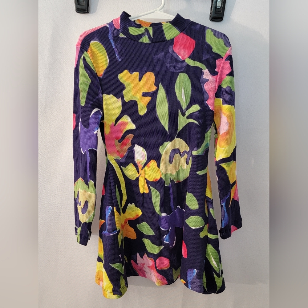 NWT Desigual Girls Multicolor Floral Dress Size 5/6